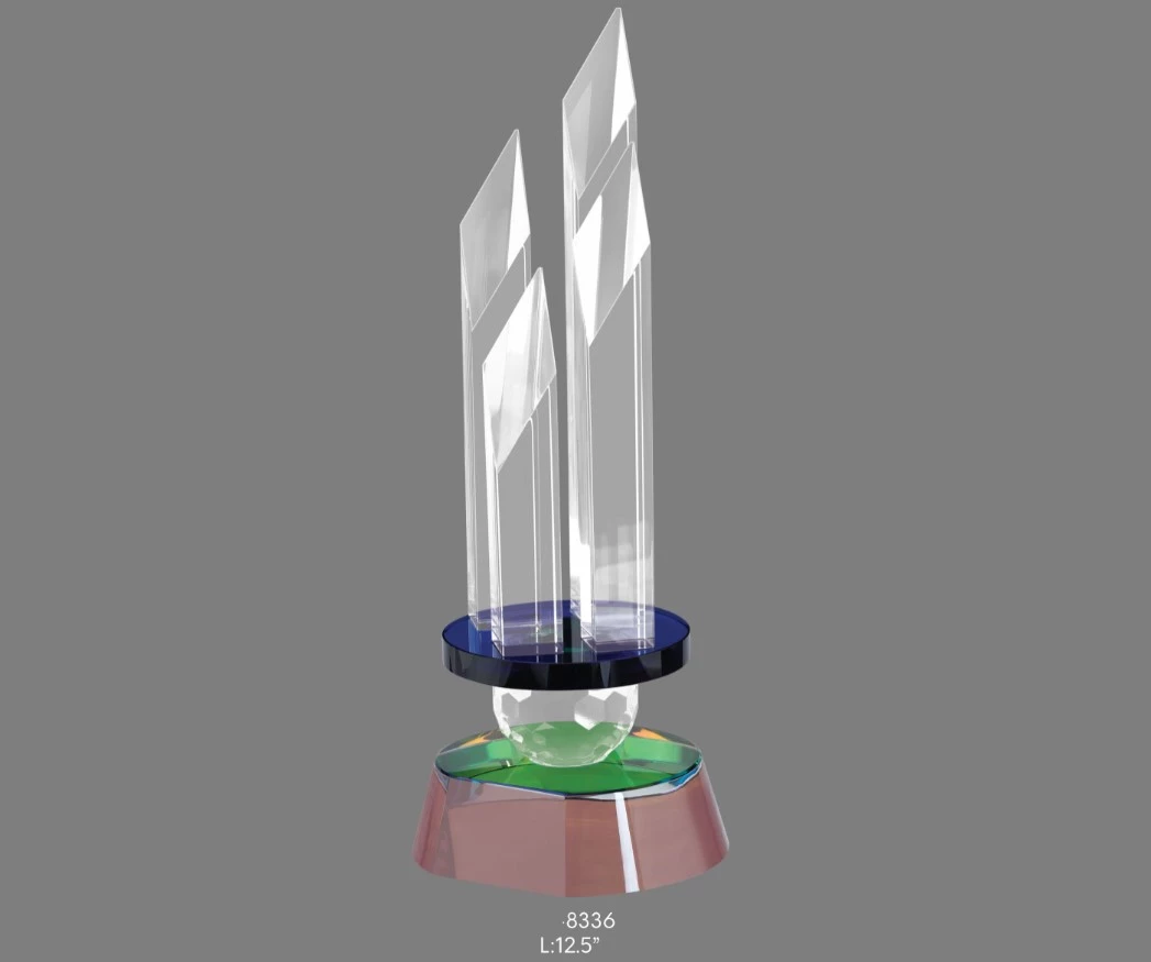 Premium crystal trophy